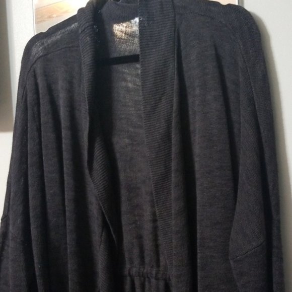 Used Loft Belted Open Front Dolman Cardigan - Picture 1 of 4